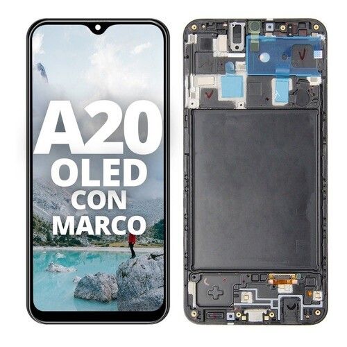 MODULO SAMSUNG A20 CON MARCO