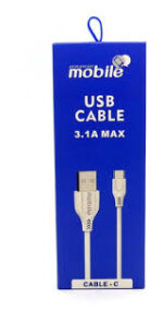 CABLE USB TIPO C 3.1A 1.2M MOBILE PM-USB-C-04