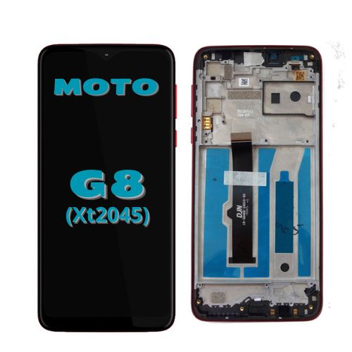 MODULO MOTO G8 CON MARCO