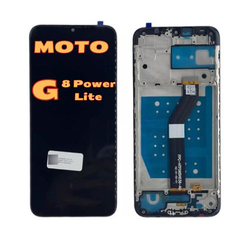 MODULO MOTO G8 POWER LITE CON MARCO