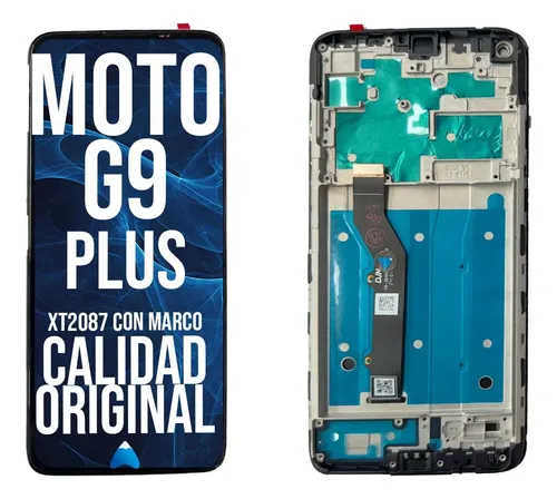 MODULO MOTO G9 PLUS CON MARCO